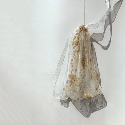 女士白色蕾丝护腿袜