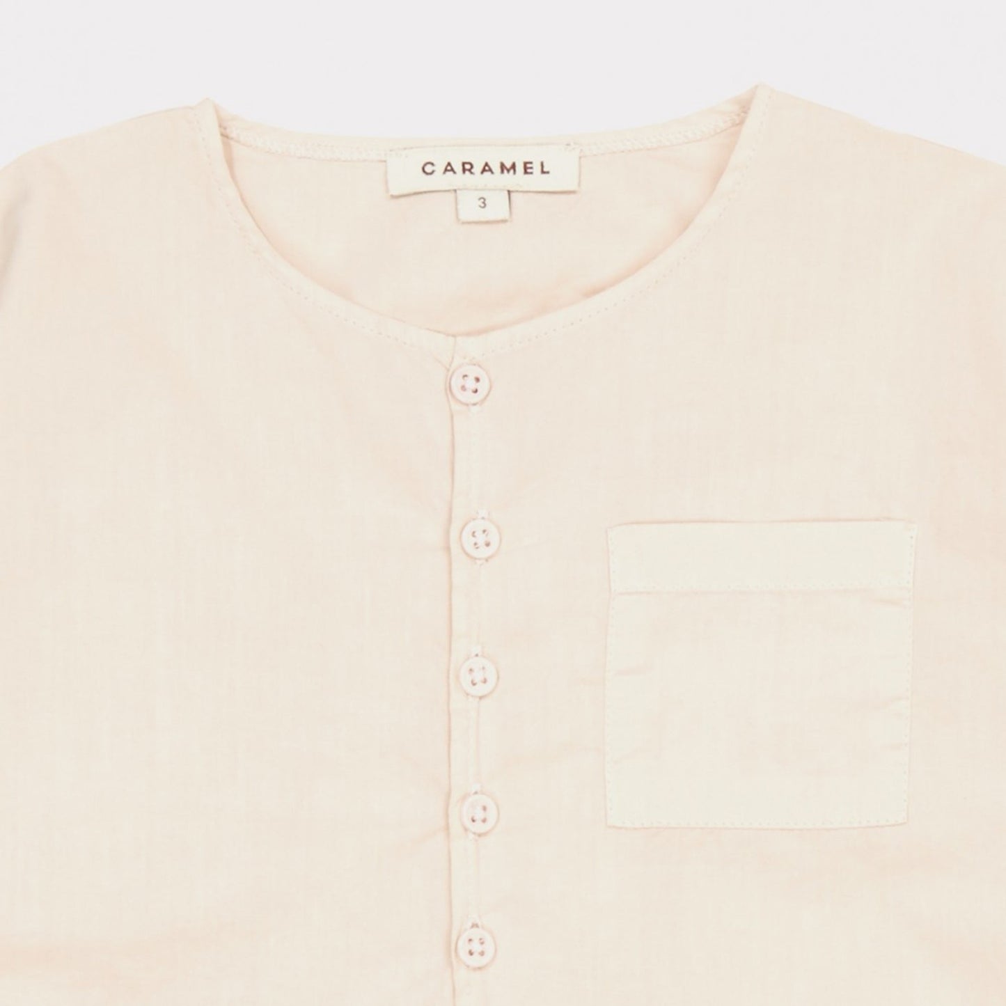 Girls Sand Cotton Woven T-shirt