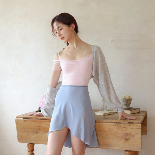 Brisa shrug warmer/Melange Grey