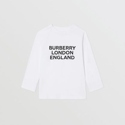 Boys White Cotton T-Shirt