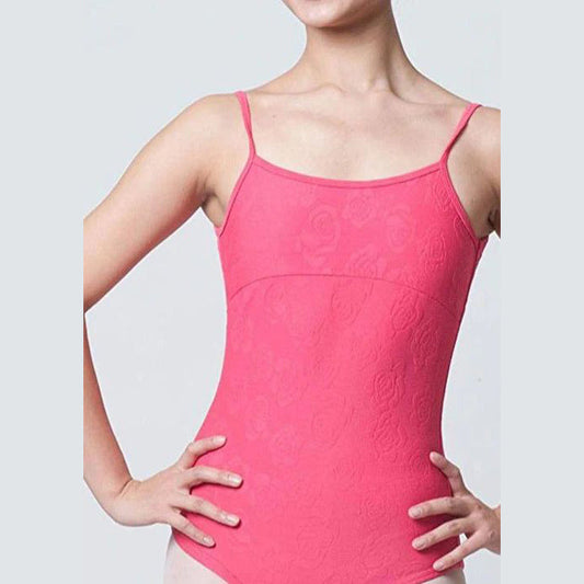 女士粉色芭蕾舞连体衣(S1516/Hot Pink)