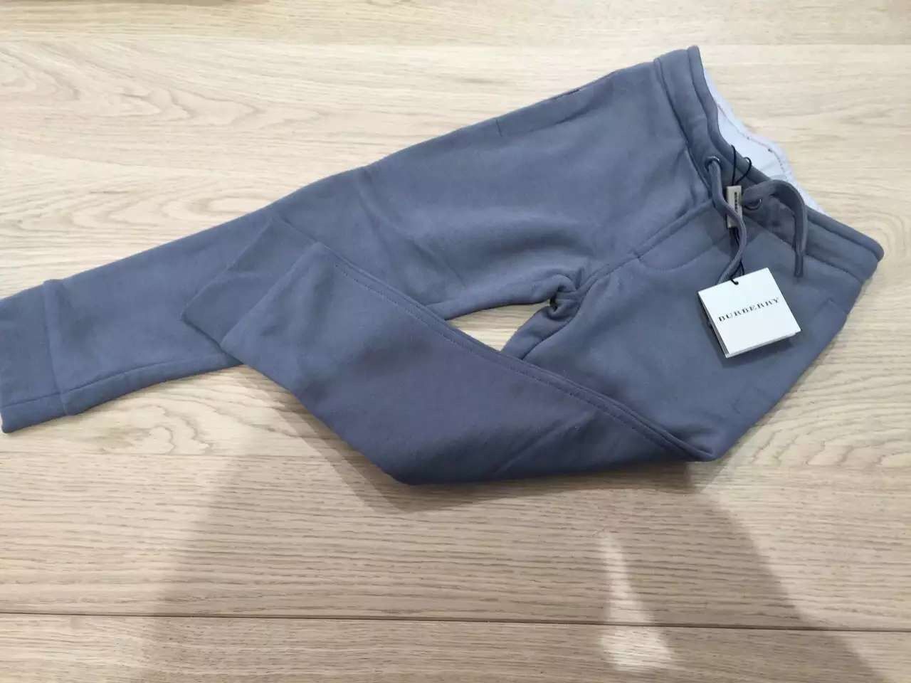Boys Grey Jersey Cotton Tracksuit Trousers