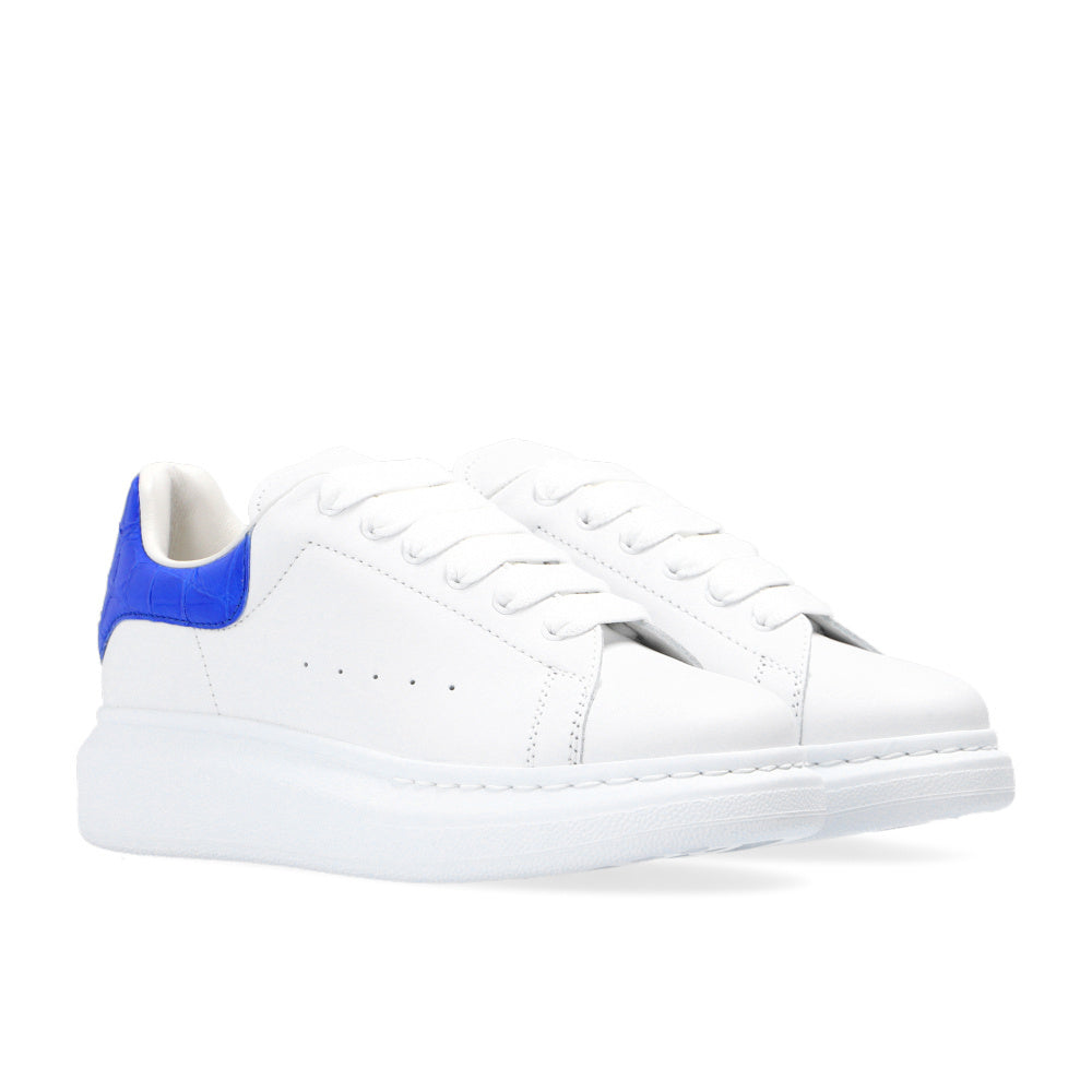 蓝色徽标系带休闲运动鞋