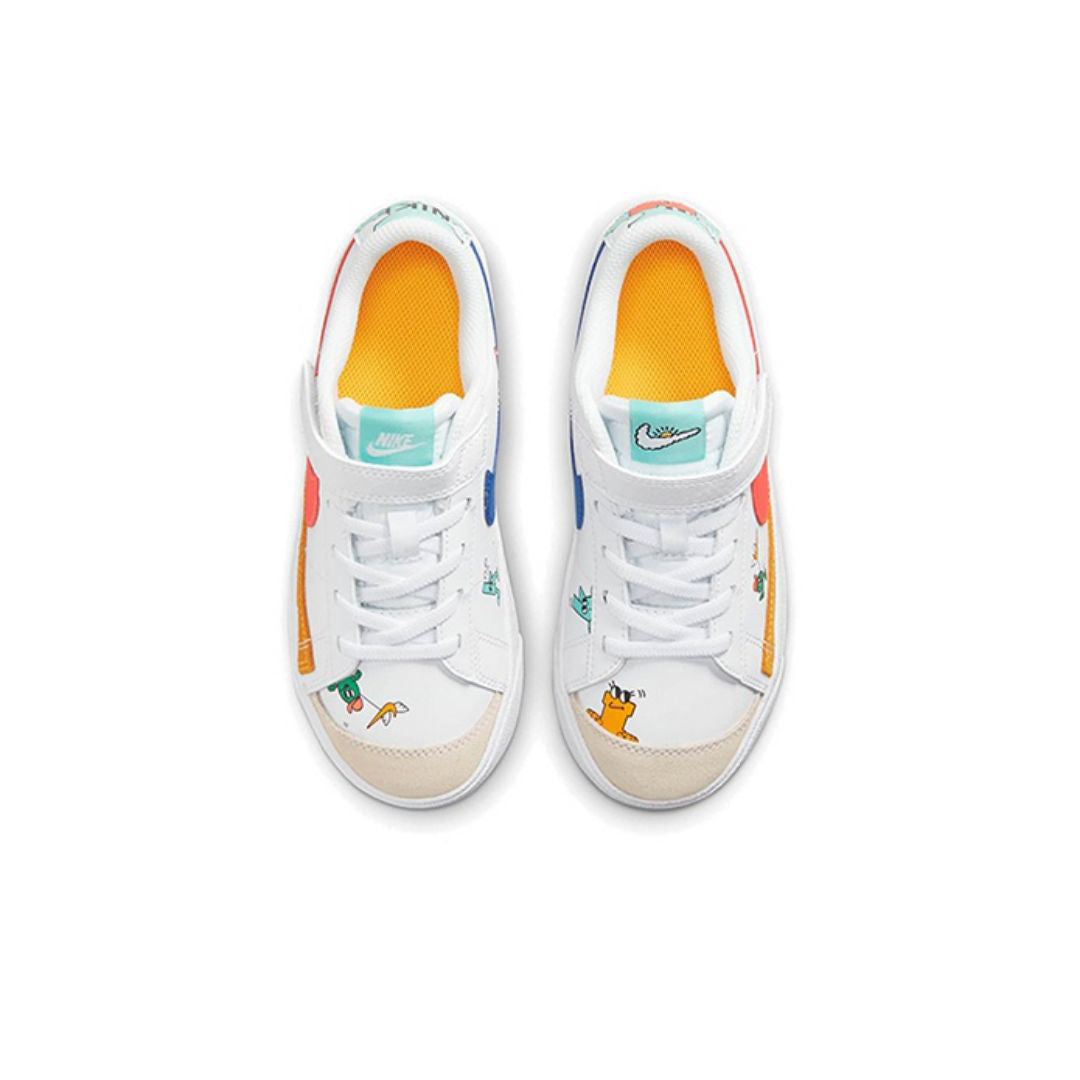 Nike Blazer Low "77" 白粉蓝板鞋 幼童