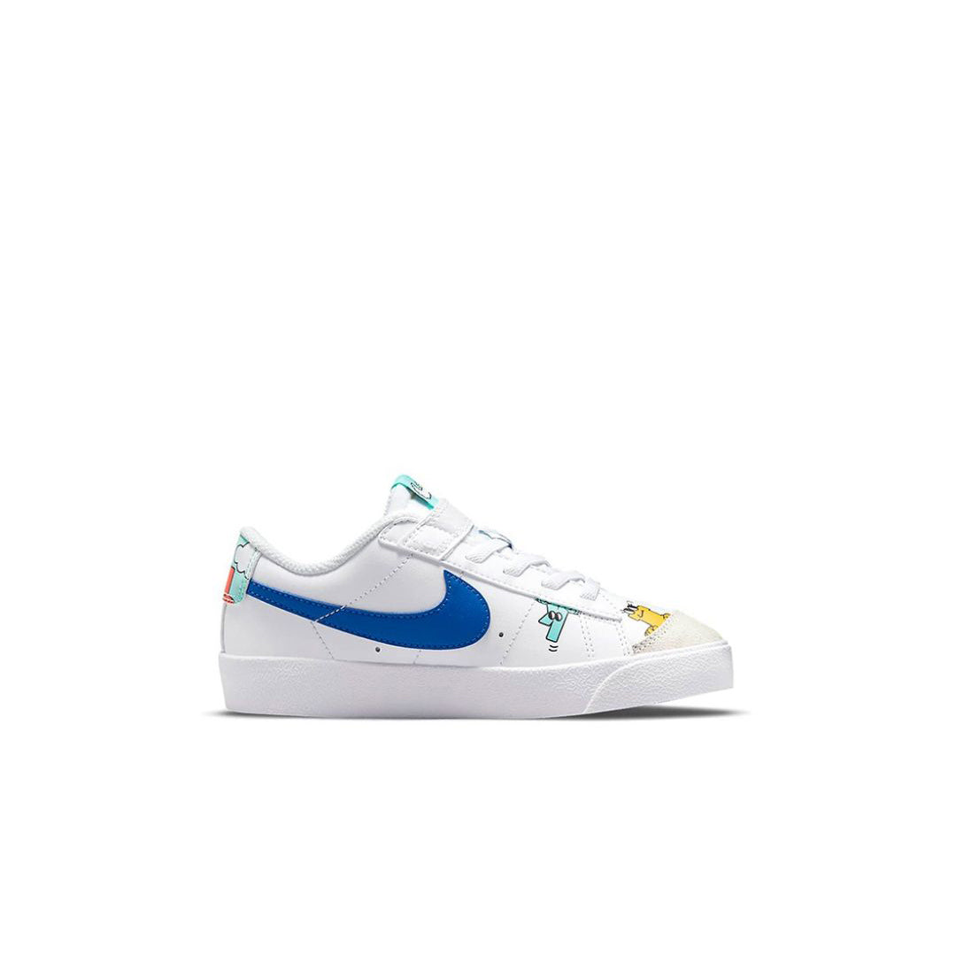 Nike Blazer Low "77" 白粉蓝板鞋 幼童