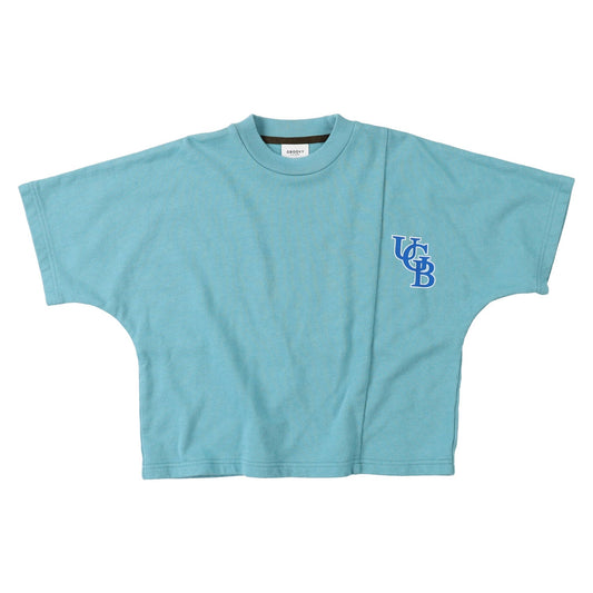 儿童浅绿色Logo棉卫衣