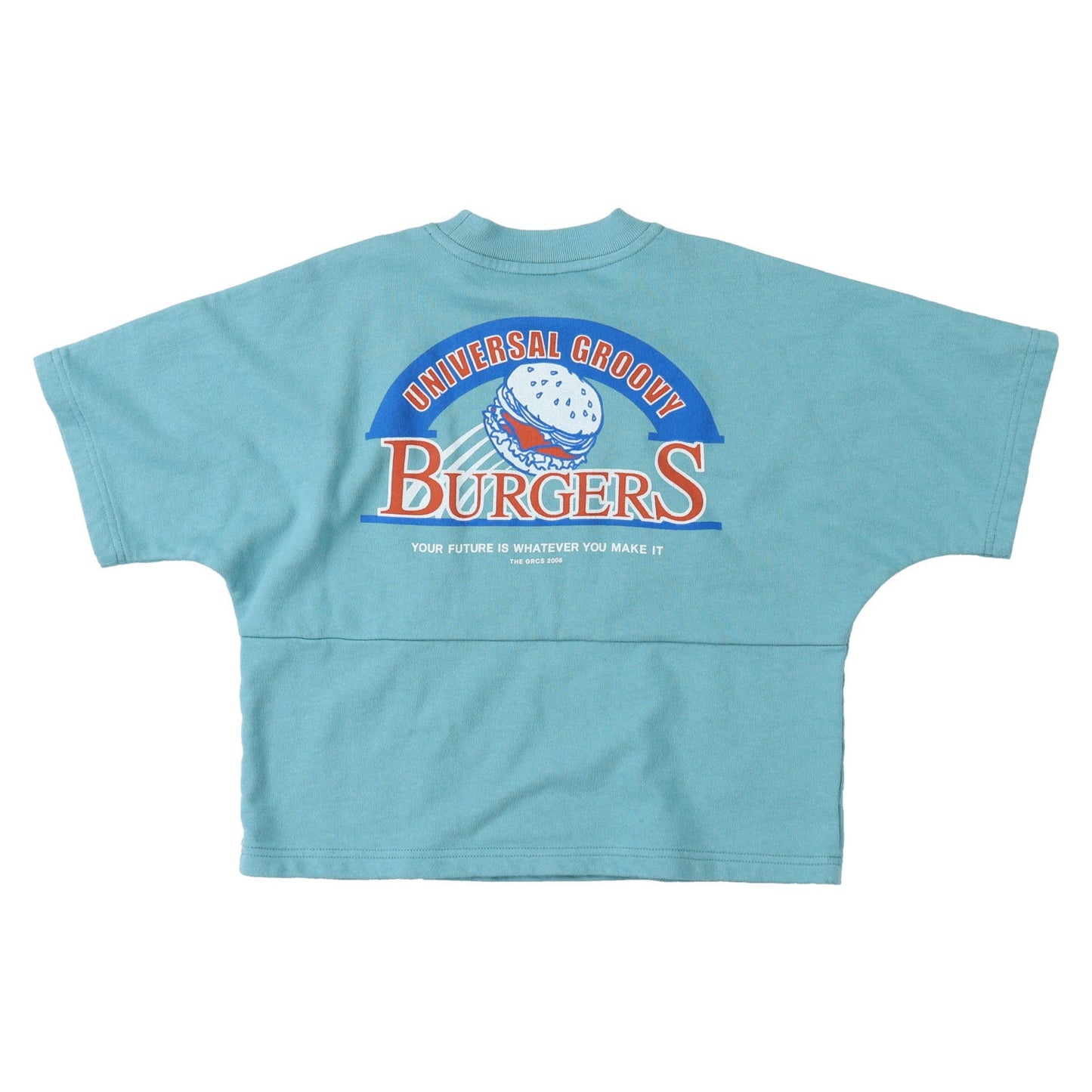 儿童浅绿色Logo棉卫衣