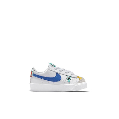 Nike Blazer Low ''77'' 白红蓝板鞋 婴童