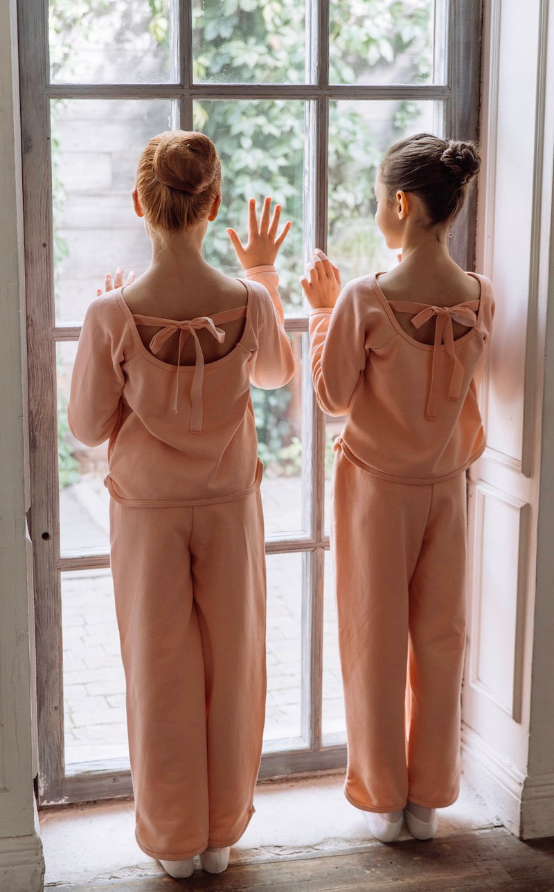 女童粉色芭蕾舞套装