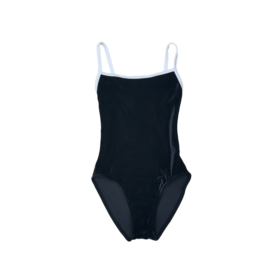 女童黑色"Daniela/V-Black/V-White"芭蕾舞连体衣