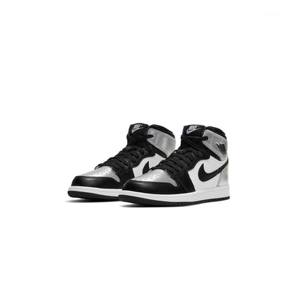 Air Jordan 1 Retro High OG "Silver Toe"银色运动鞋