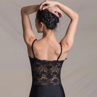 女士黑色芭蕾舞连体衣(1718/Black)