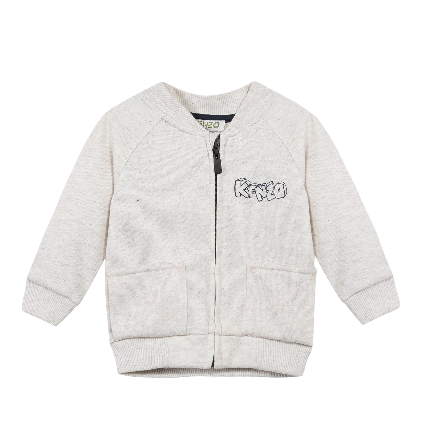 Baby Boys Grey Logo Jacket