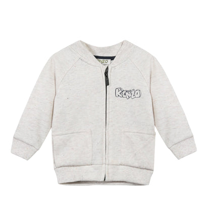 Baby Boys Grey Logo Jacket