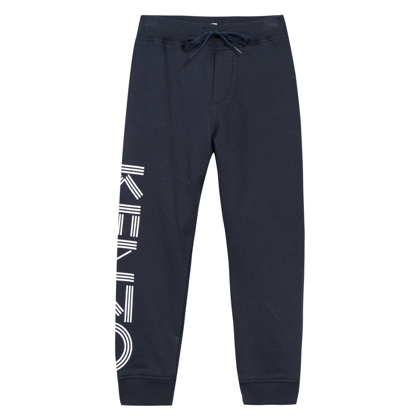 Boys Navy Blue Logo Tracksuit Trousers