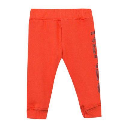 Baby Boys Orange Tracksuit Trousers