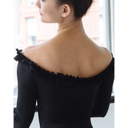 女童黑色芭蕾舞连体衣(1829/Black)