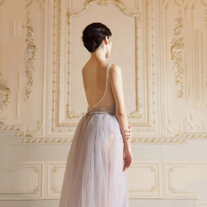 女士米色"Magnifique-Ange-le soleil/Degage/Milky beige"芭蕾舞连体衣