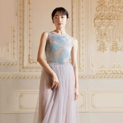女士米色"Magnifique-Ange-le soleil/Degage/Milky beige"芭蕾舞连体衣