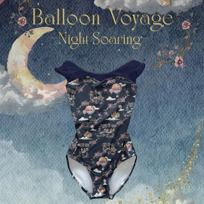 女童藏青色"Balloon Voyage"芭蕾舞连体衣(186736968/Plie/Navy/Night Soaring)