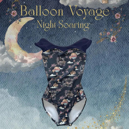 女童藏青色"Balloon Voyage"芭蕾舞连体衣(186736968/Plie/Navy/Night Soaring)