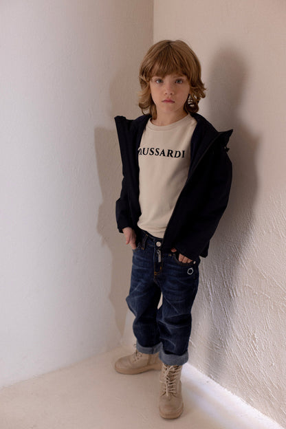 Trussardi Boys Camaz 米色运动衫