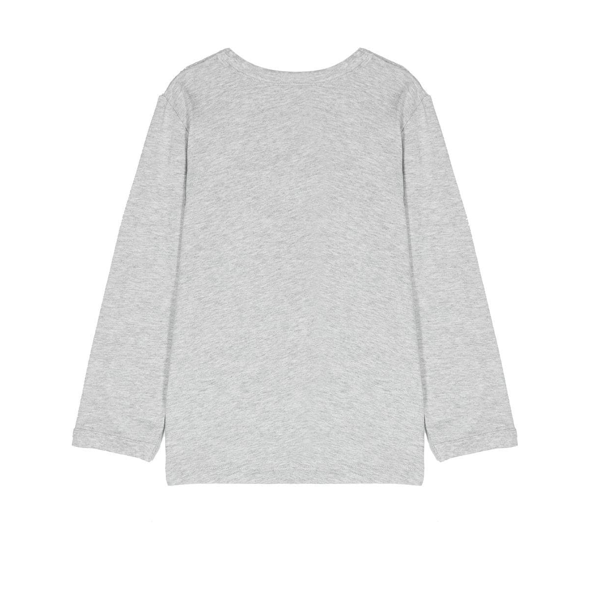 男童灰色印花棉T恤