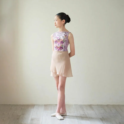 女童苔藓粉色"Secret garden-Pensee-Rose Violet"芭蕾舞连体衣(191892257/Degage/Moss pink)