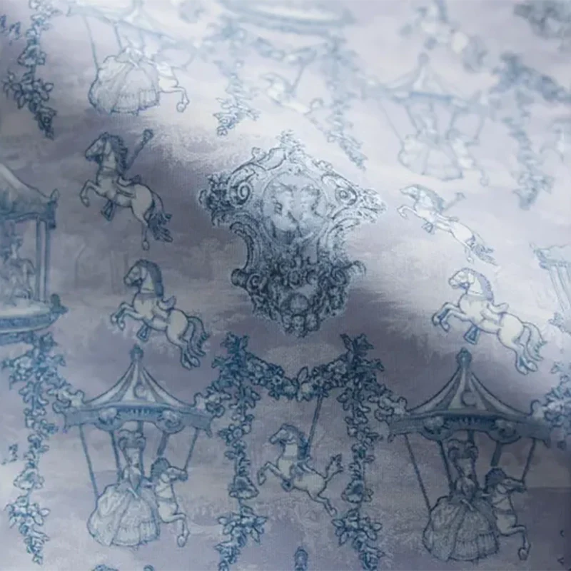 女童蓝色"Etoile Carrousel-Bleu Lumiere"芭蕾舞连体衣(高叉192084091HL/Pique/White)