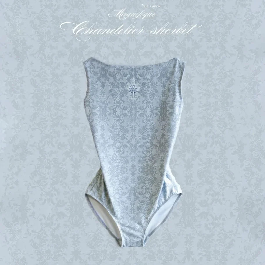 女士灰色芭蕾舞连体衣(194120049/Degage/Magnifique -Chandelier-sherbet)