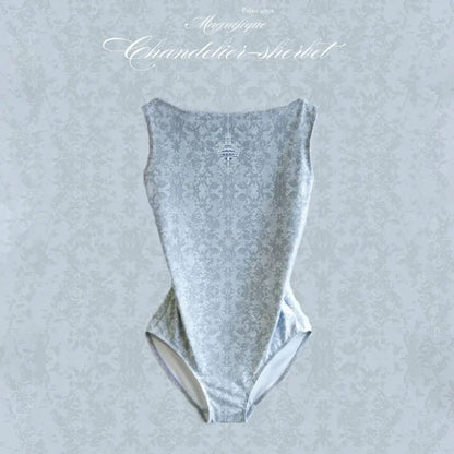 女士灰色芭蕾舞连体衣(194120049/Degage/Magnifique -Chandelier-sherbet)