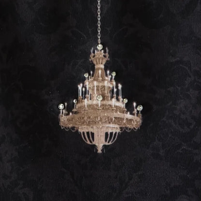 女童黑色芭蕾舞连体衣(194151239/Degage/Magnifique-Chandelier-cristal)