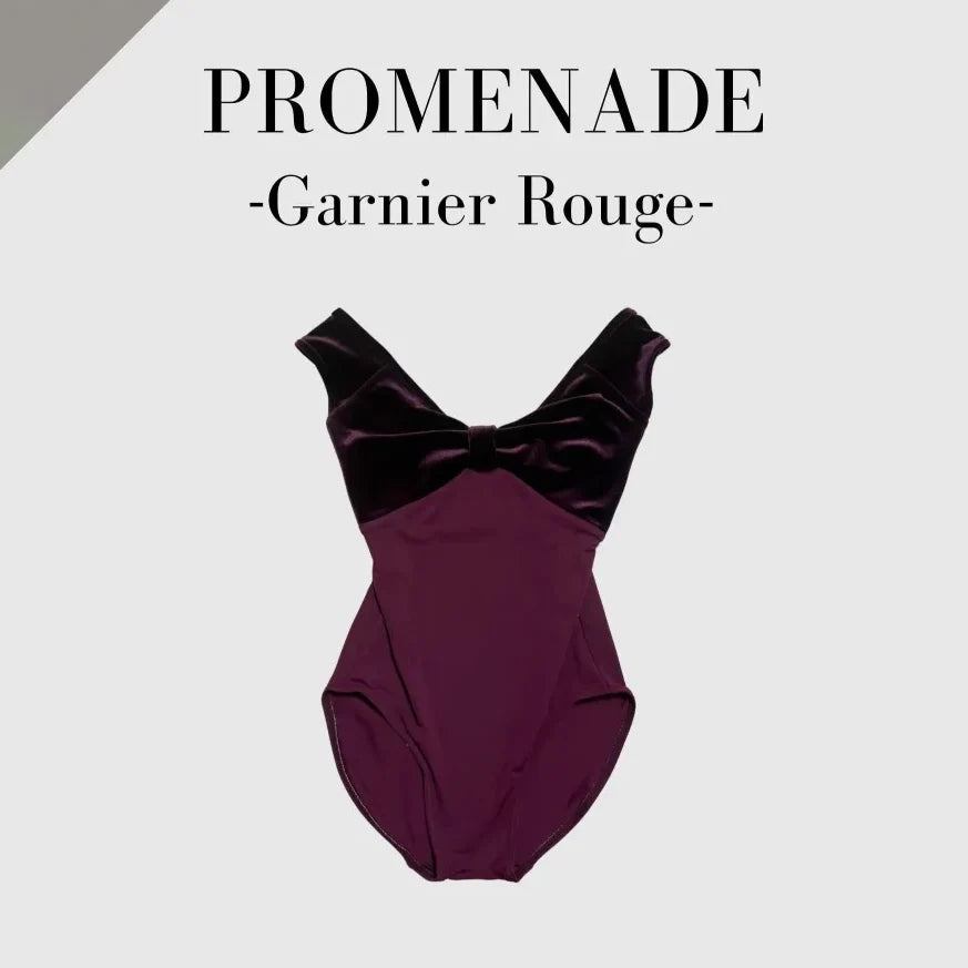 女童酒红色芭蕾舞连体衣(194152369/Promenade/Garnier Rouge)