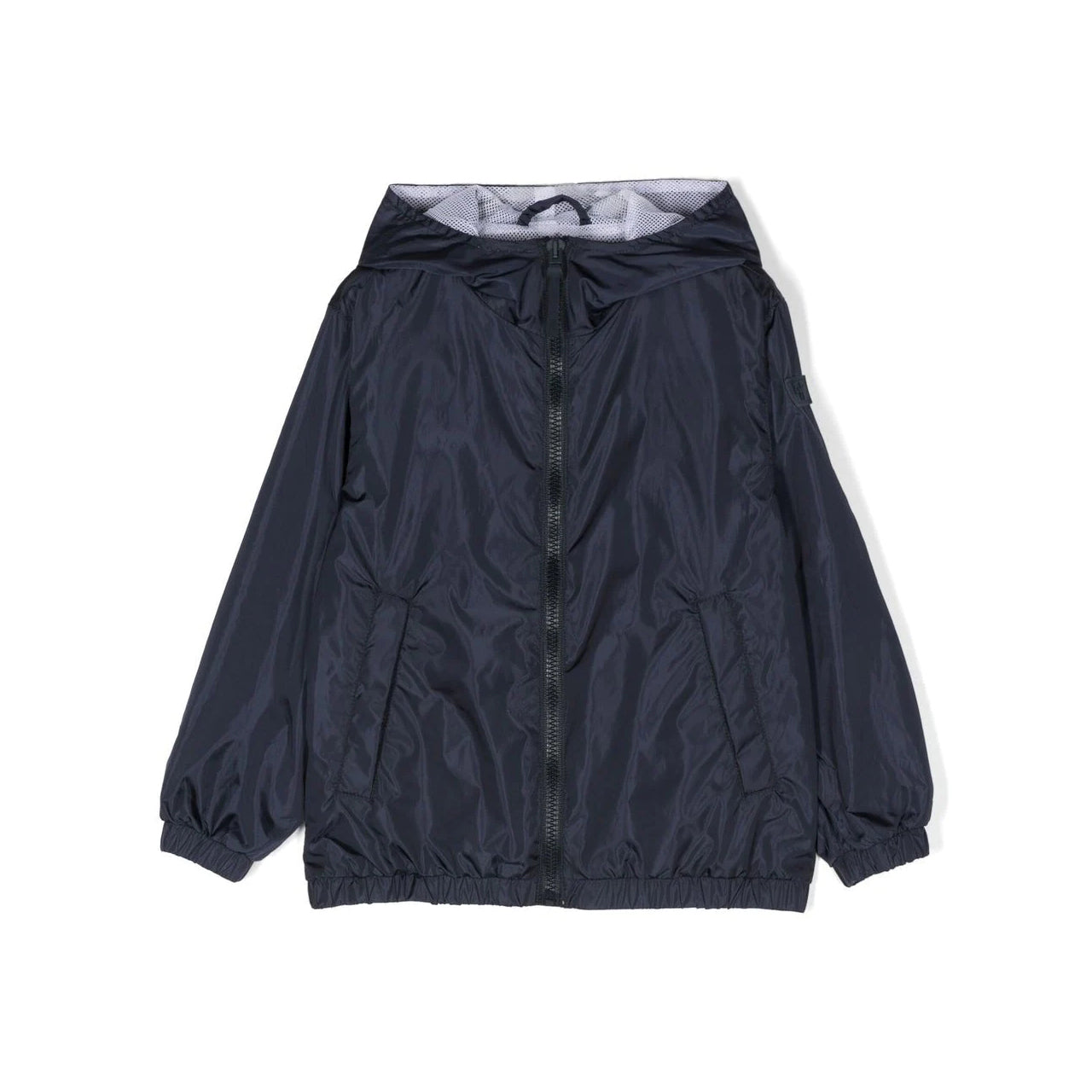 男童蓝色拉链夹克