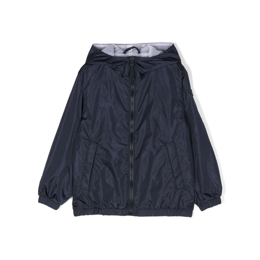 男童蓝色拉链夹克