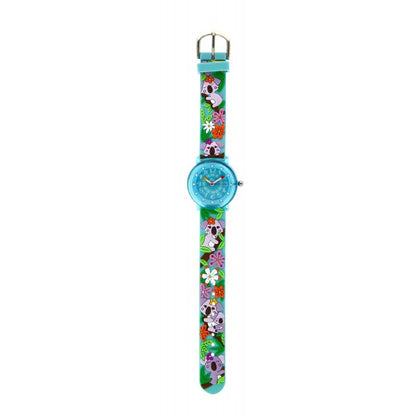 Girls & Boys Light Green Koala Watch（6-9Y）