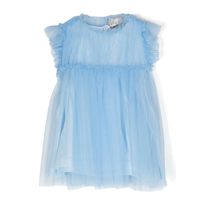 女童蓝色连衣裙