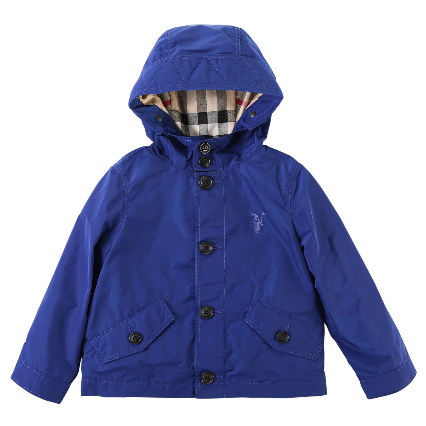 Baby Boys Light Blue Hooded Jacket