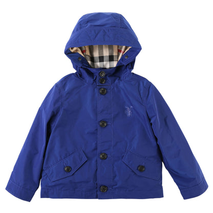 Baby Boys Light Blue Hooded Jacket