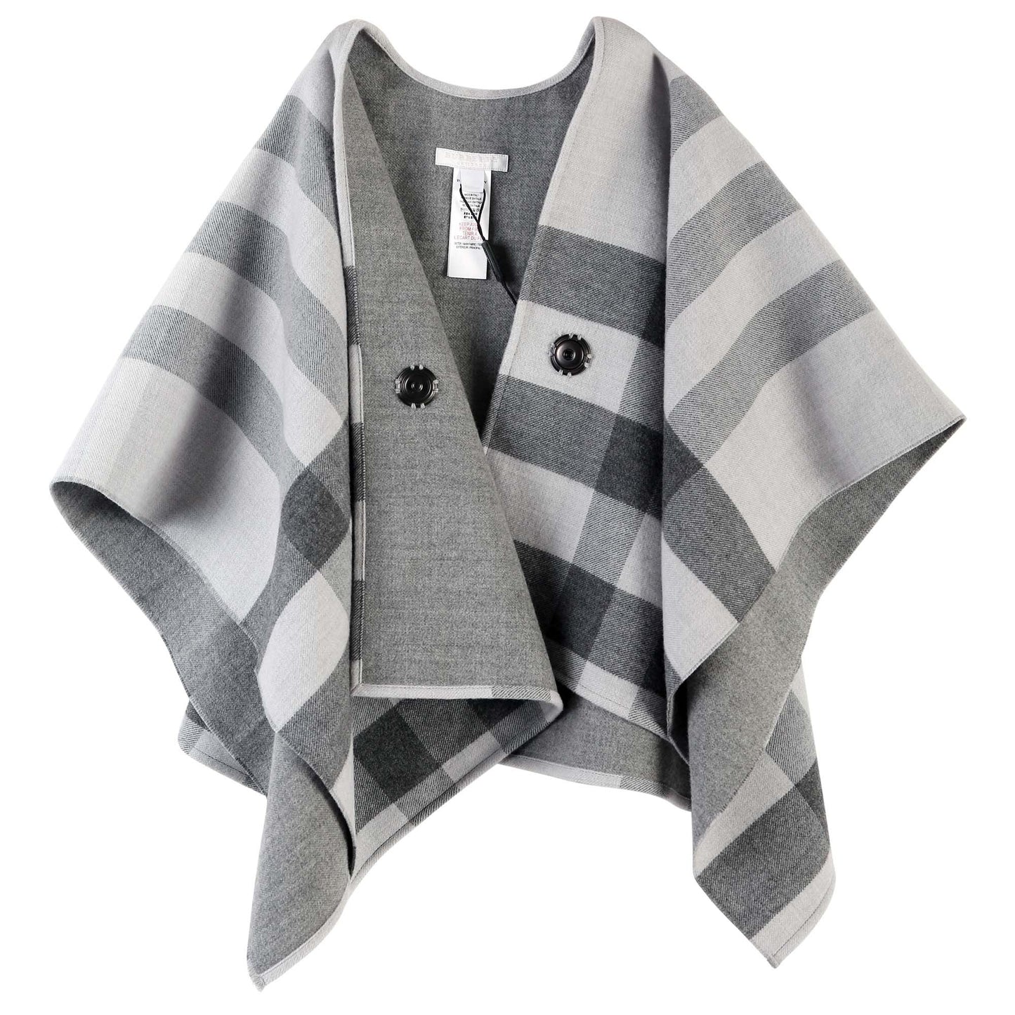 Girls Pale Grey Wool Shawls