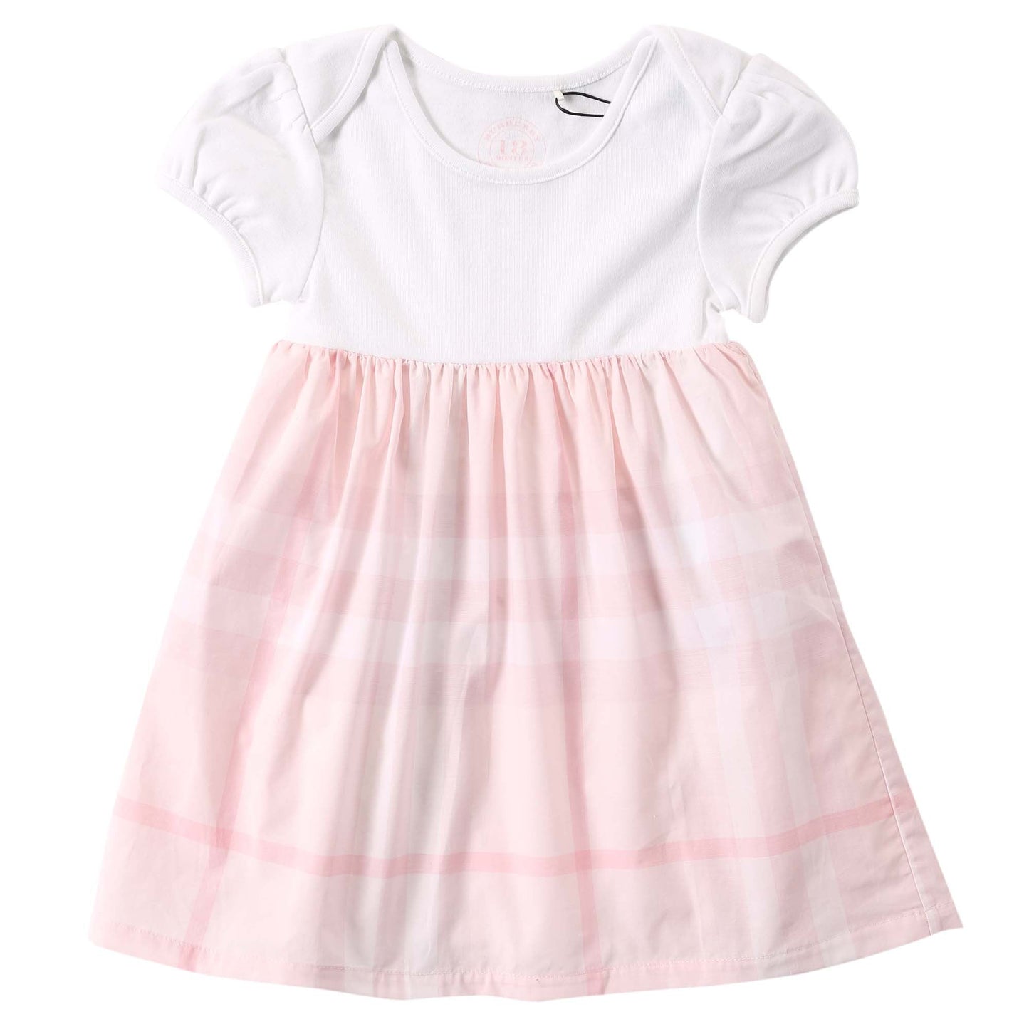 Baby Girls Ice Pink Check Dress