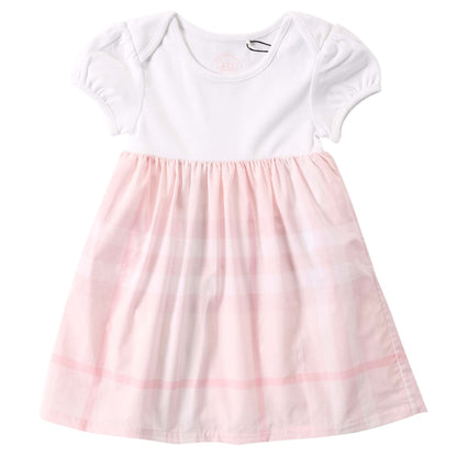 Baby Girls Ice Pink Check Dress