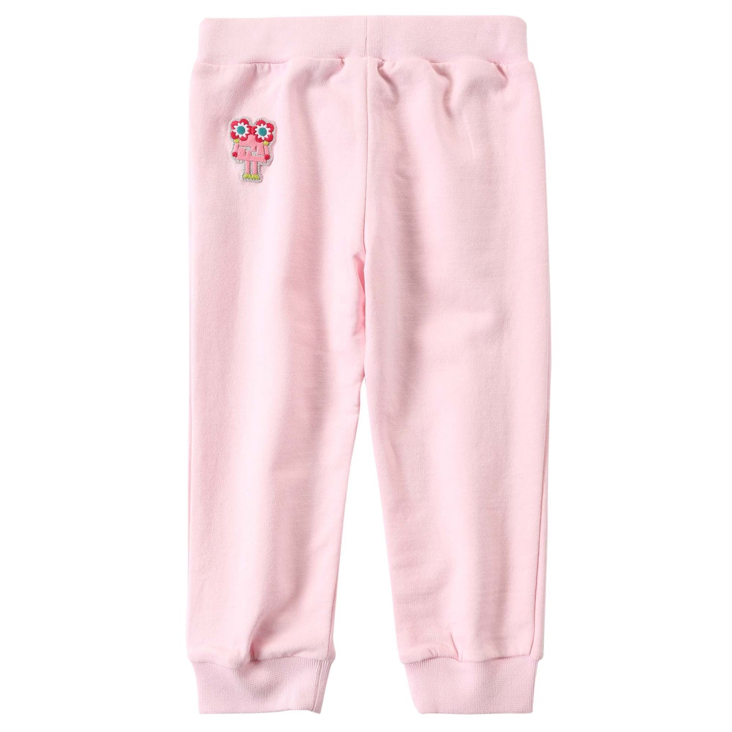 Baby Girls Light Pink Cotton Trouser