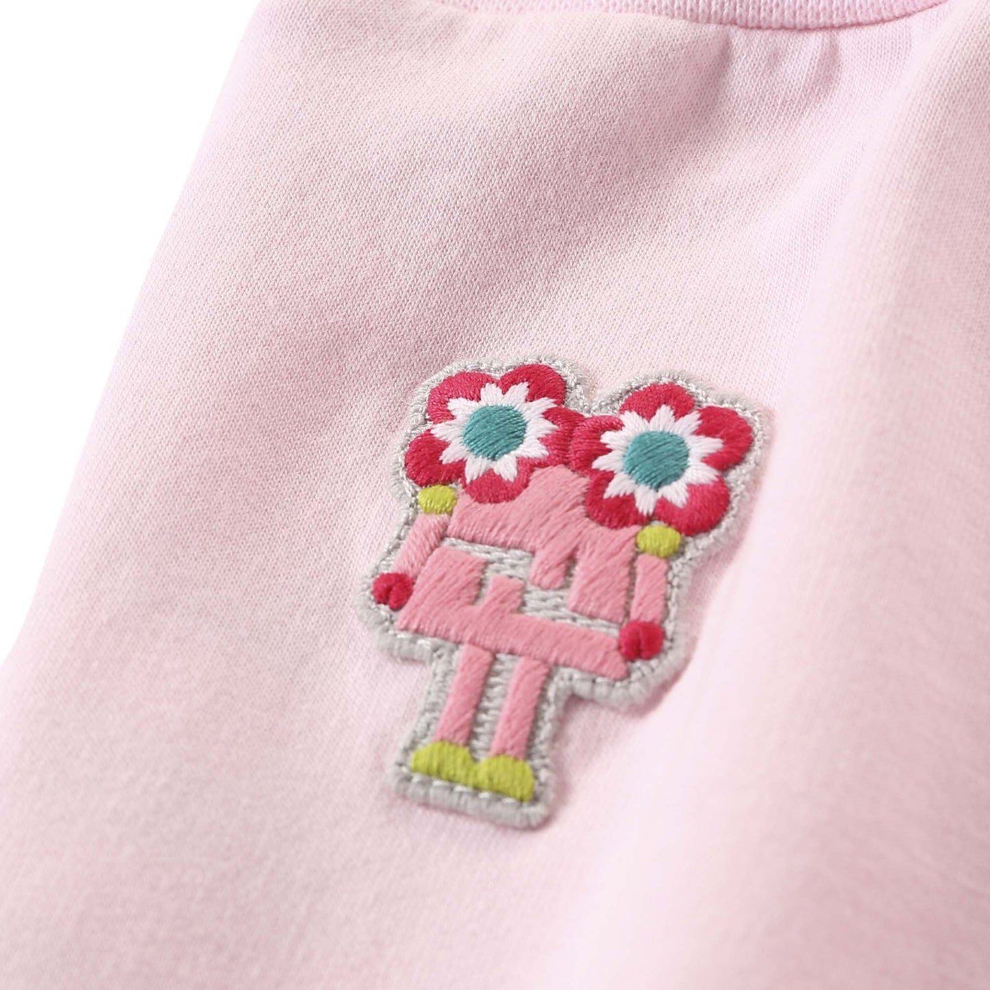 Baby Girls Light Pink Cotton Trouser
