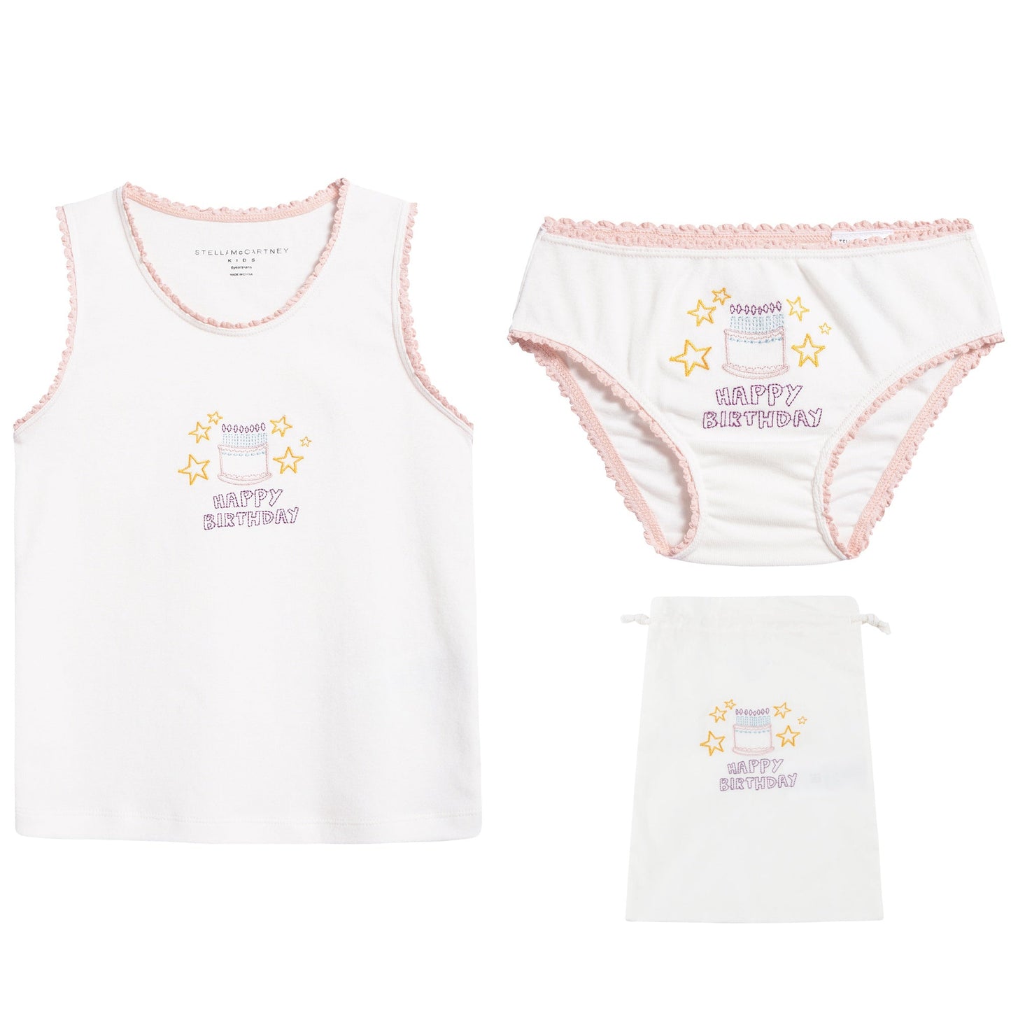 Girls White Anticipato Prim Set