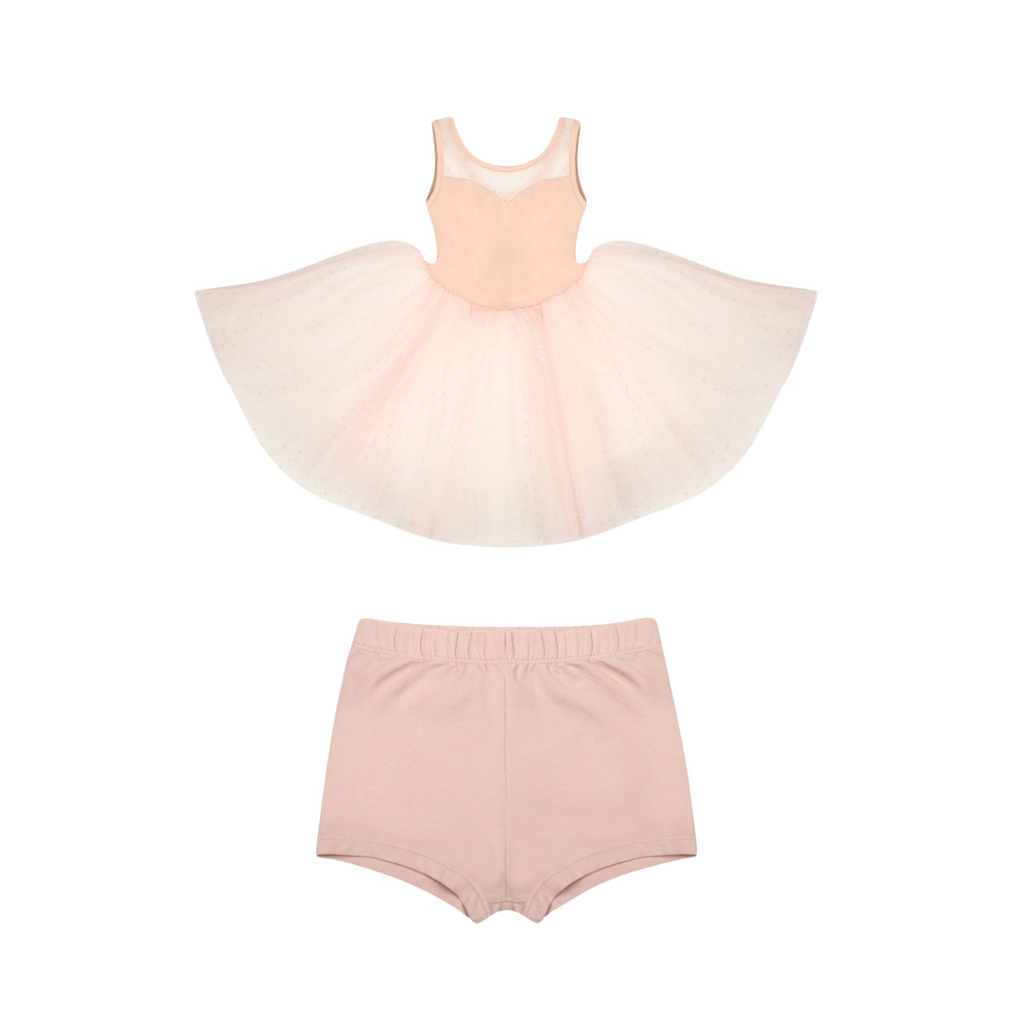 女童粉色芭蕾舞服套装