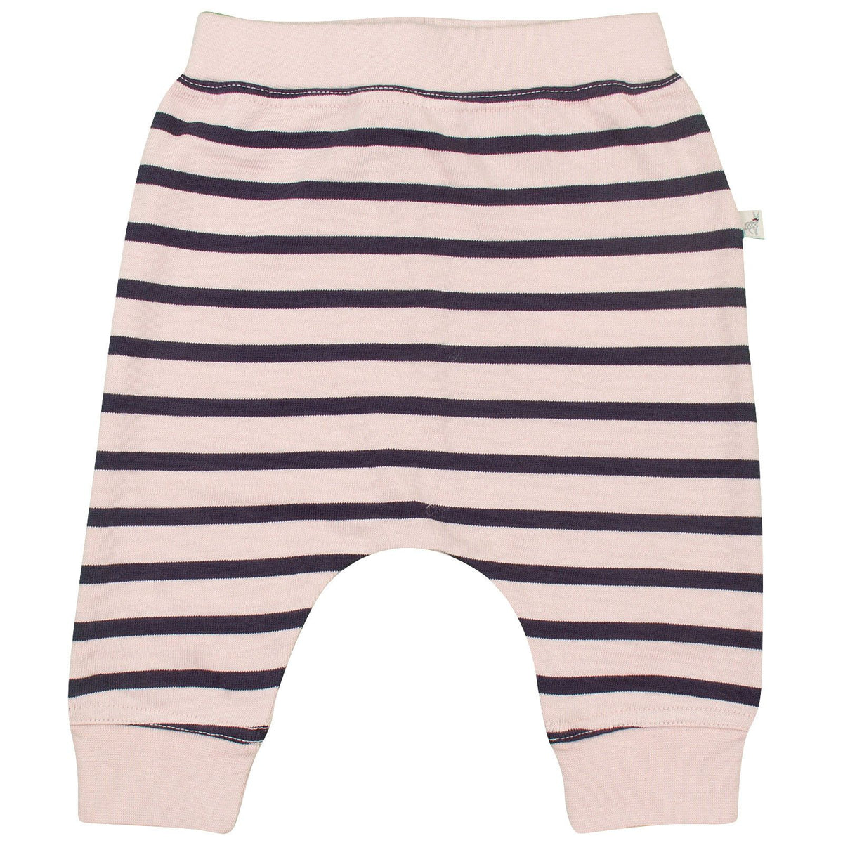 Pudding Baby White Trousers With Blue Stripe