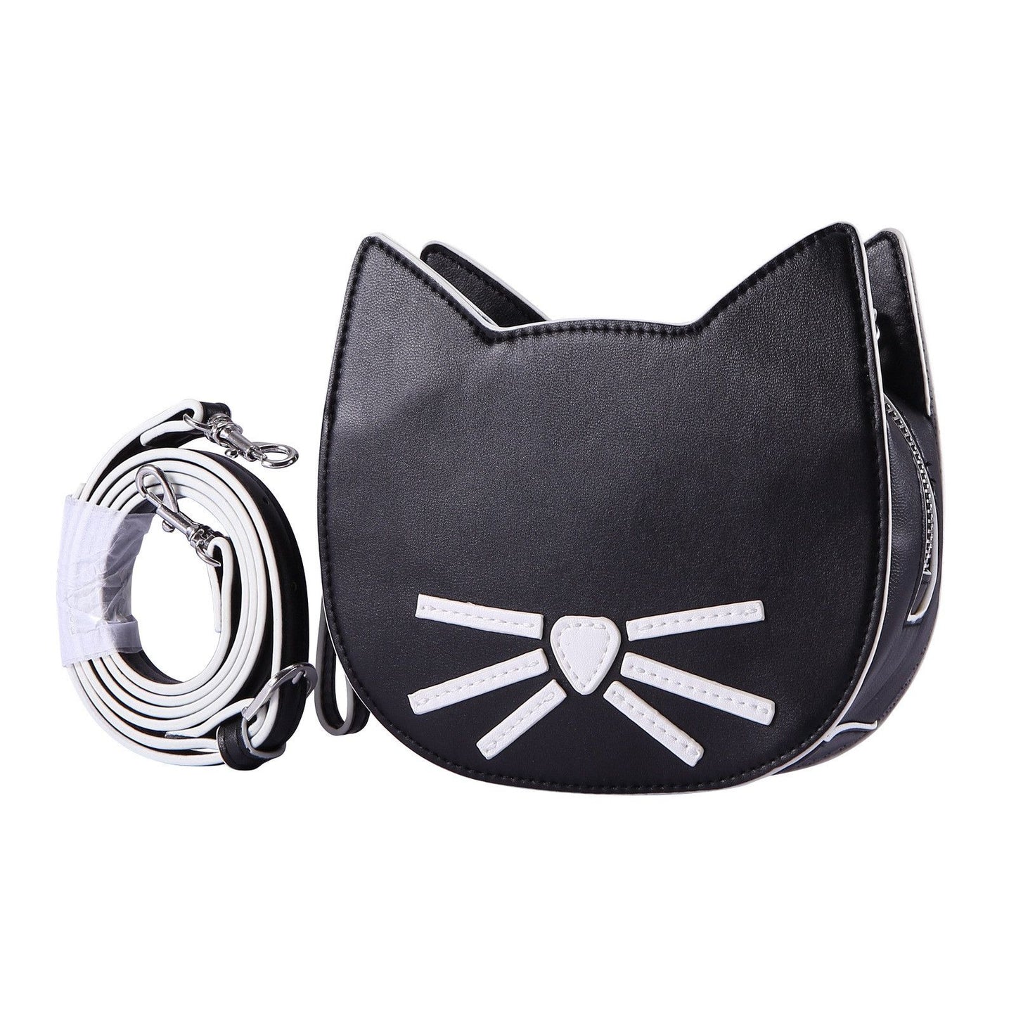 Girls Black Cat Head Style Bag