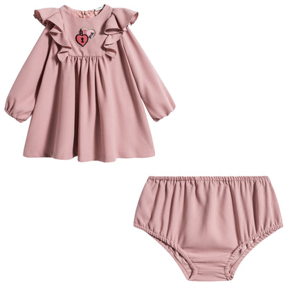 Baby Girls Antique Pink Dress