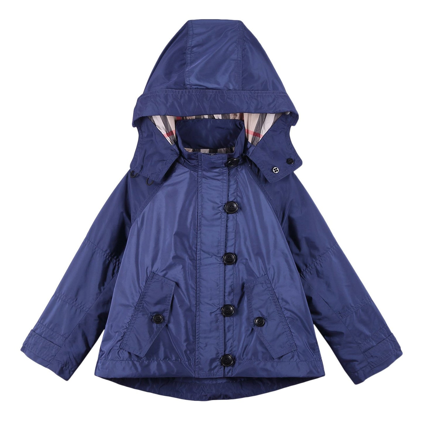 Boys Purple Hooded Cotton Jacket